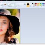 cara pixelada paint