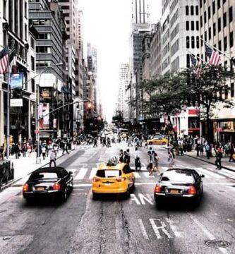 coches didi taxis autopista ciudad