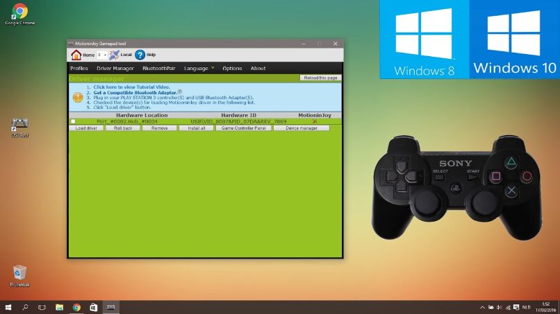 Kuinka korjata Motioninjoy -virhe 0x-1ffffdb9 Windows 10: ssä helposti? (Esimerkki) 1 control ps3 windows 9790