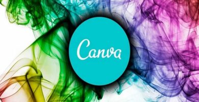 diseno de canva con fondo de colores