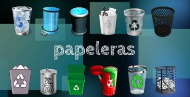 Roskakorikuvakkeen vaihtaminen Windows 10, 8 ja 7: ssä - vaihe vaiheelta 12 estilos papeleras 10237