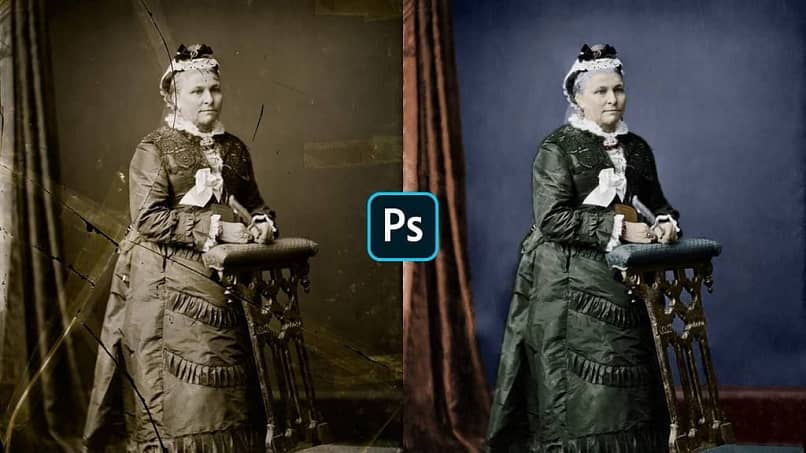 Haalistuneen, vanhan ja tahratun valokuvan palauttaminen Photoshopilla (esimerkki) 1 foto antigua photoshop 1