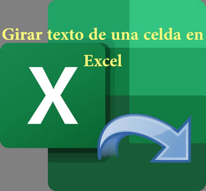 girar texto celda