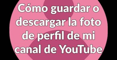 guardar foto perfil canal youtube