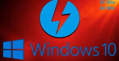 icono de Windows 10 y daemon