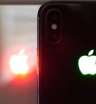 iphone manzana trasera iluminada