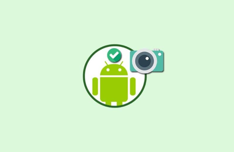 logo android con camara