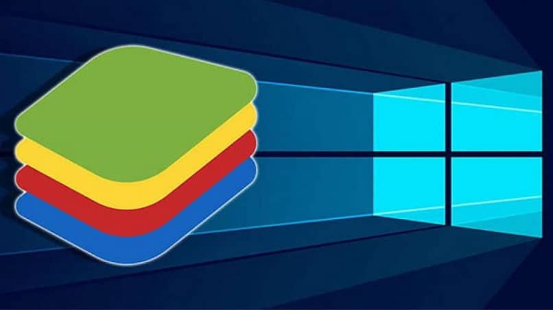 logo bluestacks y windows