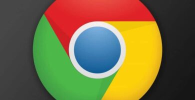 logo de google chrome fondo oscuro