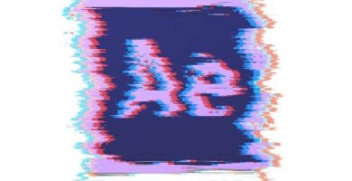 Nestemäisen häiriön siirtymätehosteen luominen jälkivaikutuksissa helposti (esimerkki) 22 logo glitch after effects 1