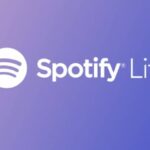 logo spotify lite fondo lila