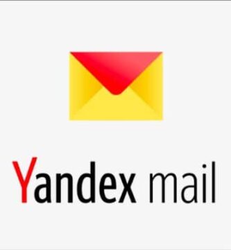 logo yandex mail sobre fondo gris