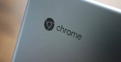 logotipo de chromebook negro