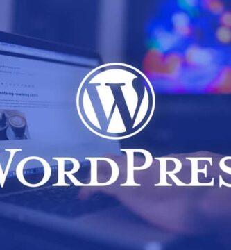logotipo wordpress blanco