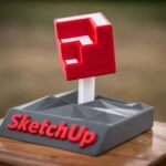 maqueta logo sketchup figura 1