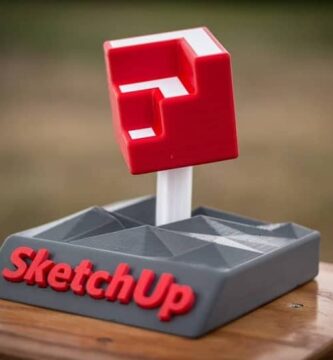 maqueta logo sketchup figura 1