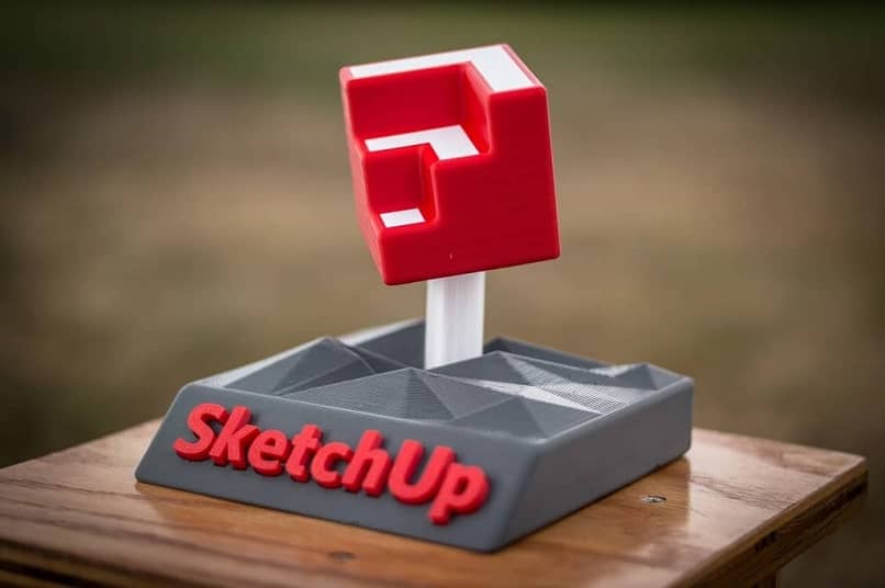 maqueta logo sketchup figura 1