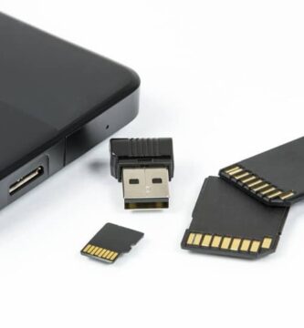 memorias usb lector negro