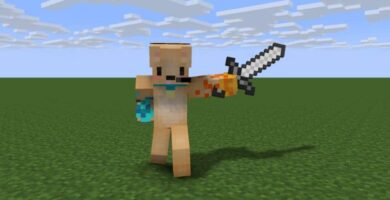 minecraft personaje espada 10372