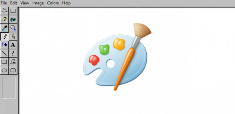 Ruudukon luominen tai piirtäminen Paintissa vaihe vaiheelta (esimerkki) 1 paint logo 1