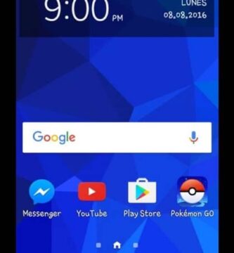 pantalla azul movil