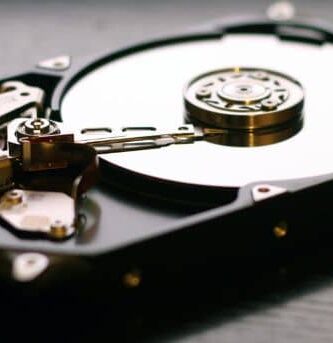 parte interna de disco duro