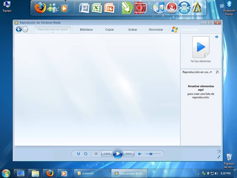 reproductor windows media player