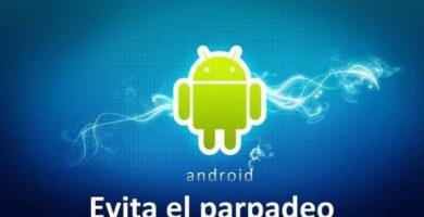 sistema operativo android azul parpadeo