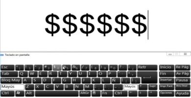 teclado simbolo dolar