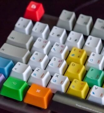 teclado teclas colores