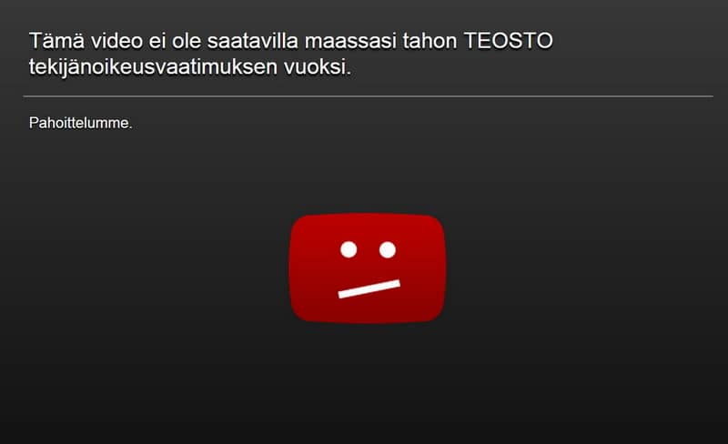video restriccion youtube