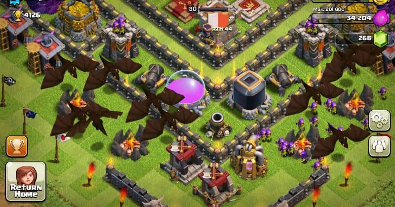 Clash Of Clans palauttaa tilin