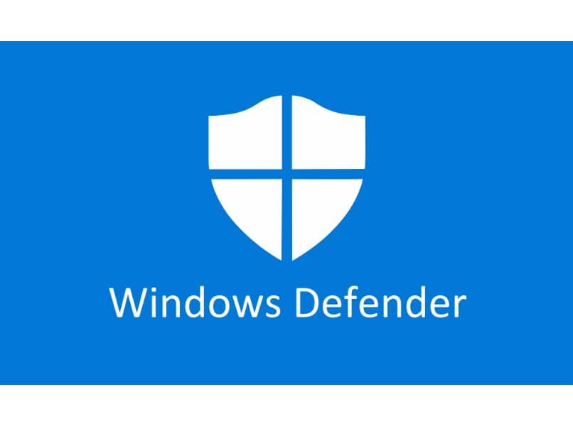 sininen tausta windows-puolustaja -kuvake