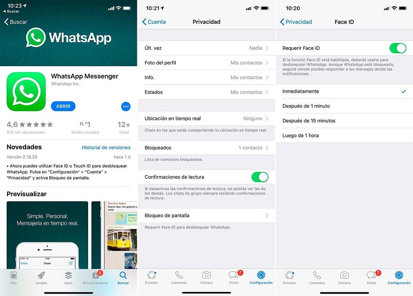 eroja Face ID- ja Touch ID -järjestelmien käytössä