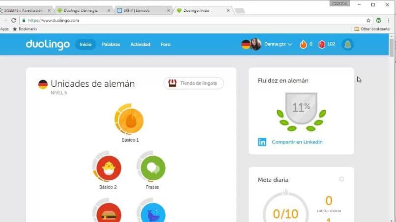 duolingo asettaa tavoitteita