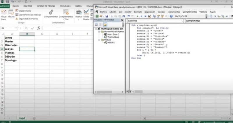 Vektorien lisääminen Excelissä