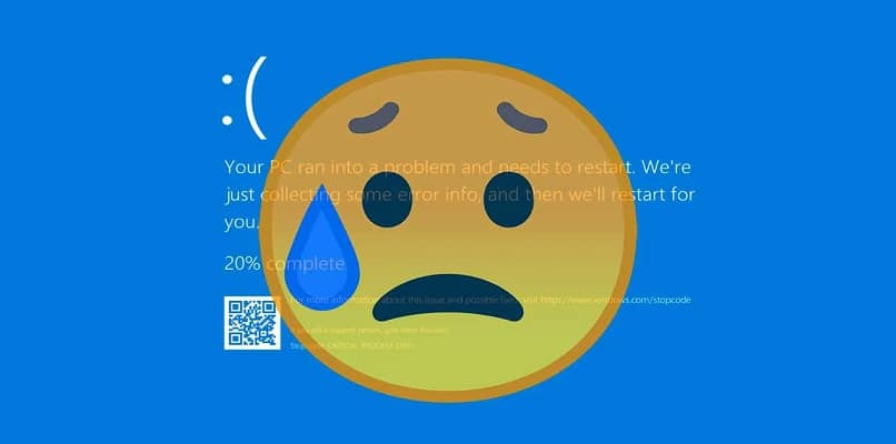surulliset kasvot emoji tausta vika sininen näyttö