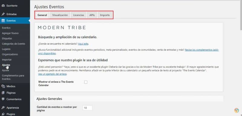 wordpress -kalenteritapahtuma -asetus