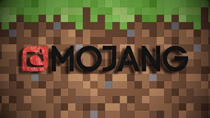 MOJANG -kirjainten tausta