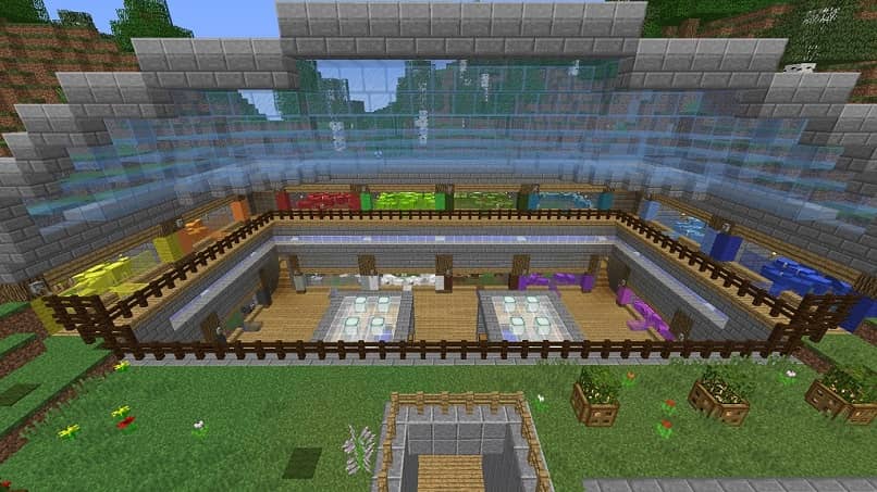 suuri maatilarakenne minecraftissa