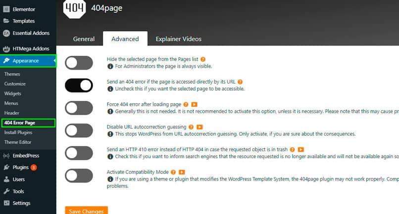 Tunnista 404 wordpress -virhe