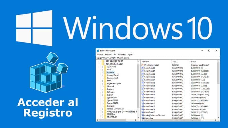 Windows 10 -rekisteri -ikkuna