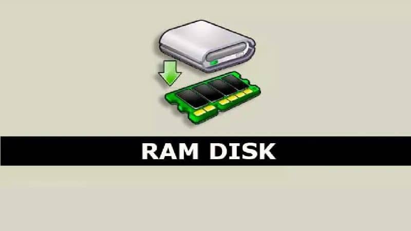 RAMDisk -logon vaalea tausta