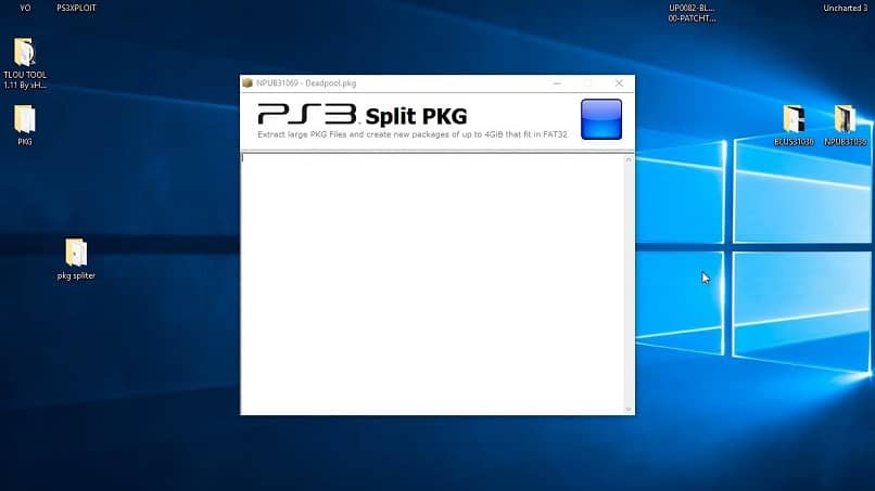 Windows -viesti, joka tunnistaa psp pkg -tiedoston