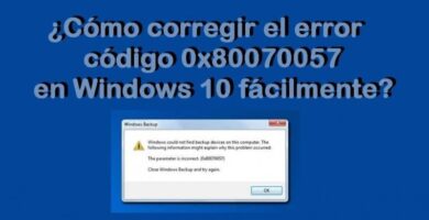 Kuinka korjata virhekoodi 0x80070057 Windows 10: ssä helposti 10 Corregir Error Codigo