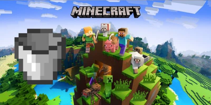 Kuinka tehdä rautakuutio, ämpäri tai ämpäri Minecraftissa - Craft Cube 1 Fondo de pantalla Minecraft