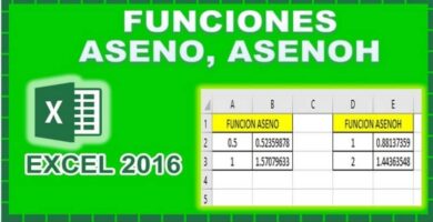 Funcion ASENO ASENOH excel