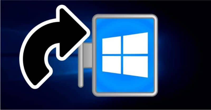 Suunnan muuttaminen tai näytön kääntäminen Windows 7/8/10: ssa 1 Icono flecha venatana