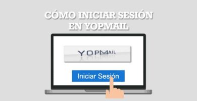 Iniciar sesion cuenta temporal Yopmail