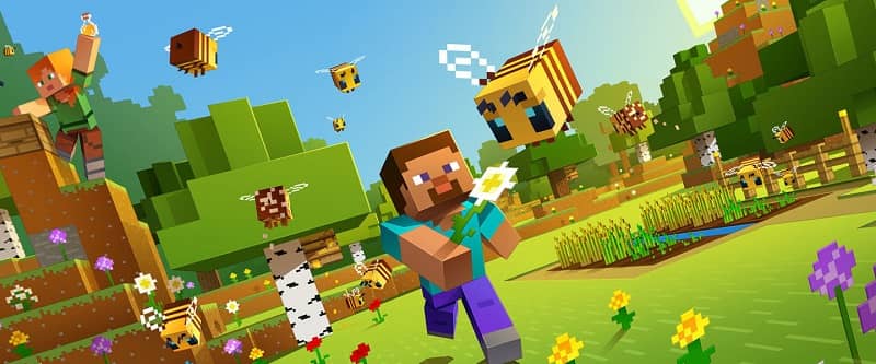Kuinka muuttaa säätä Minecraftissa - siirry päivästä yöksi, tee sateesta jne. (Esimerkki) 1 Jugar en Minecraft